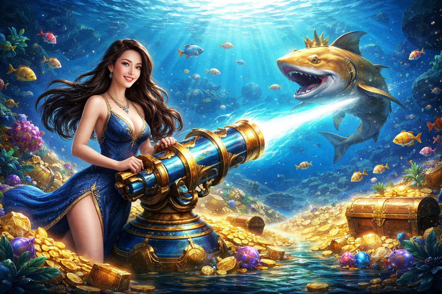 Sân vận động sôi động với ánh đèn rực rỡ, cầu thủ thi đấu, màn hình hiển thị tỷ số, logo ok8368